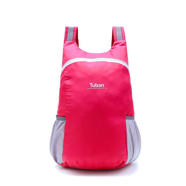 TUBAN Lightweight Nylon Foldable Backpack Waterproof Backpack Folding Bag Portable Men Women Backpack for Travel - waterwings