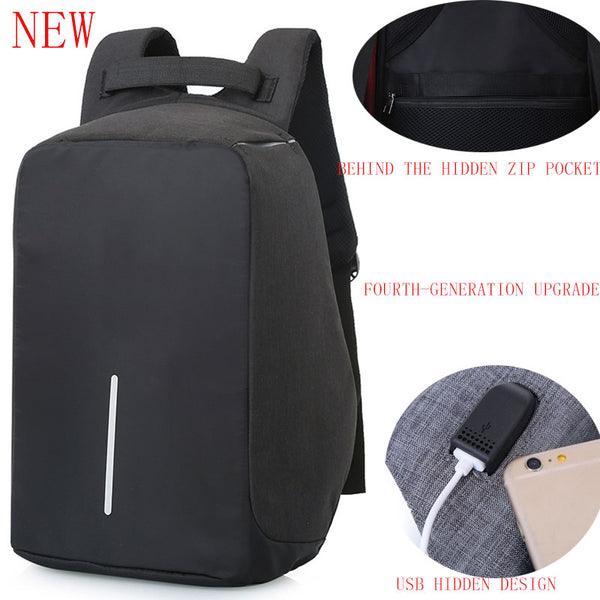 USB Charge Anti Theft Backpack for Men 15 inch Laptop Mens Backpacks Fashion Travel duffel School Bags Bagpack sac a dos mochila - waterwings