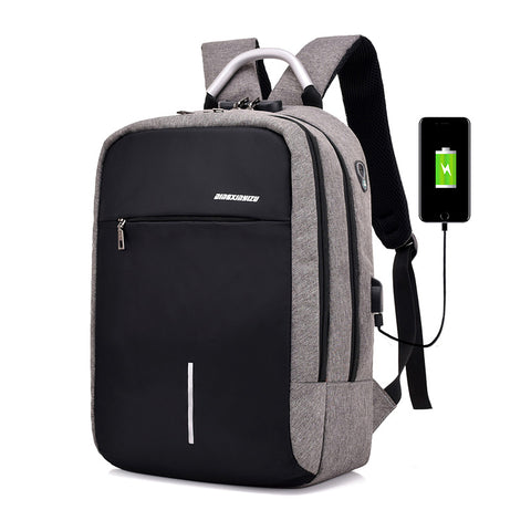 USB Charge Anti Theft Backpack for Men 15 inch Laptop Mens Backpacks Fashion Travel duffel School Bags Bagpack sac a dos mochila - waterwings