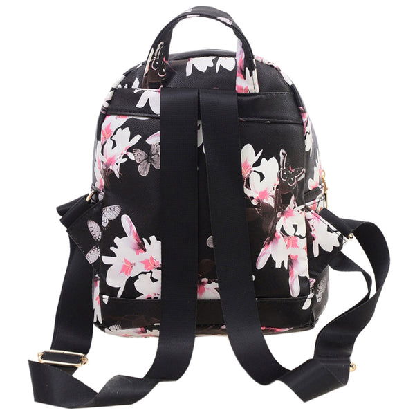 Women's Leisure Campus wind Printing backpack - waterwings